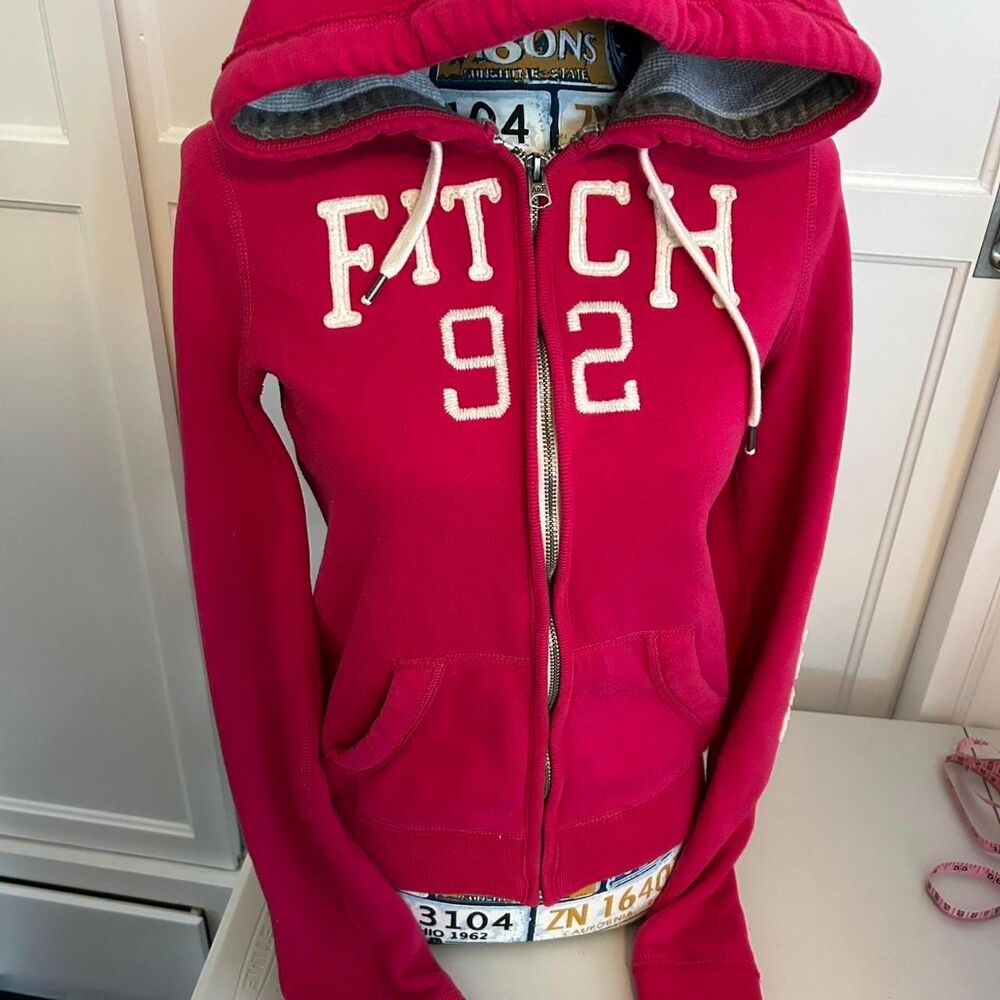 Abercrombie-fitch Women's Pink and Red Jacket